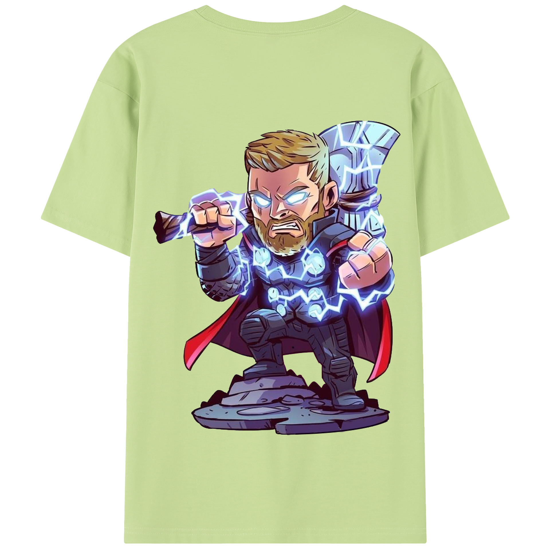 （画像用） アベンジャーズ The Avengers 綿100％半袖Tシャツ（背面プリント）